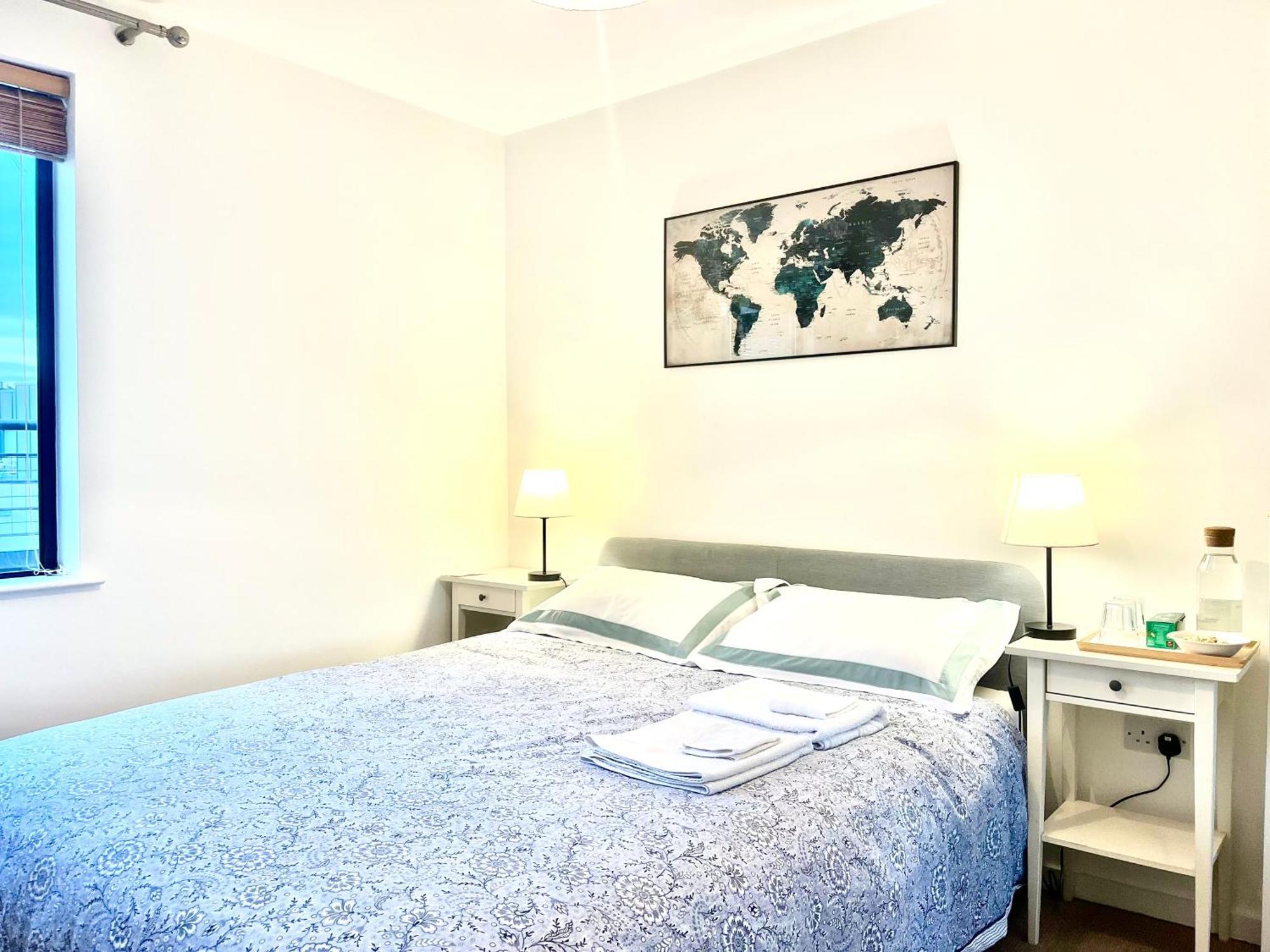 The King Size Bed And Private Bathroom